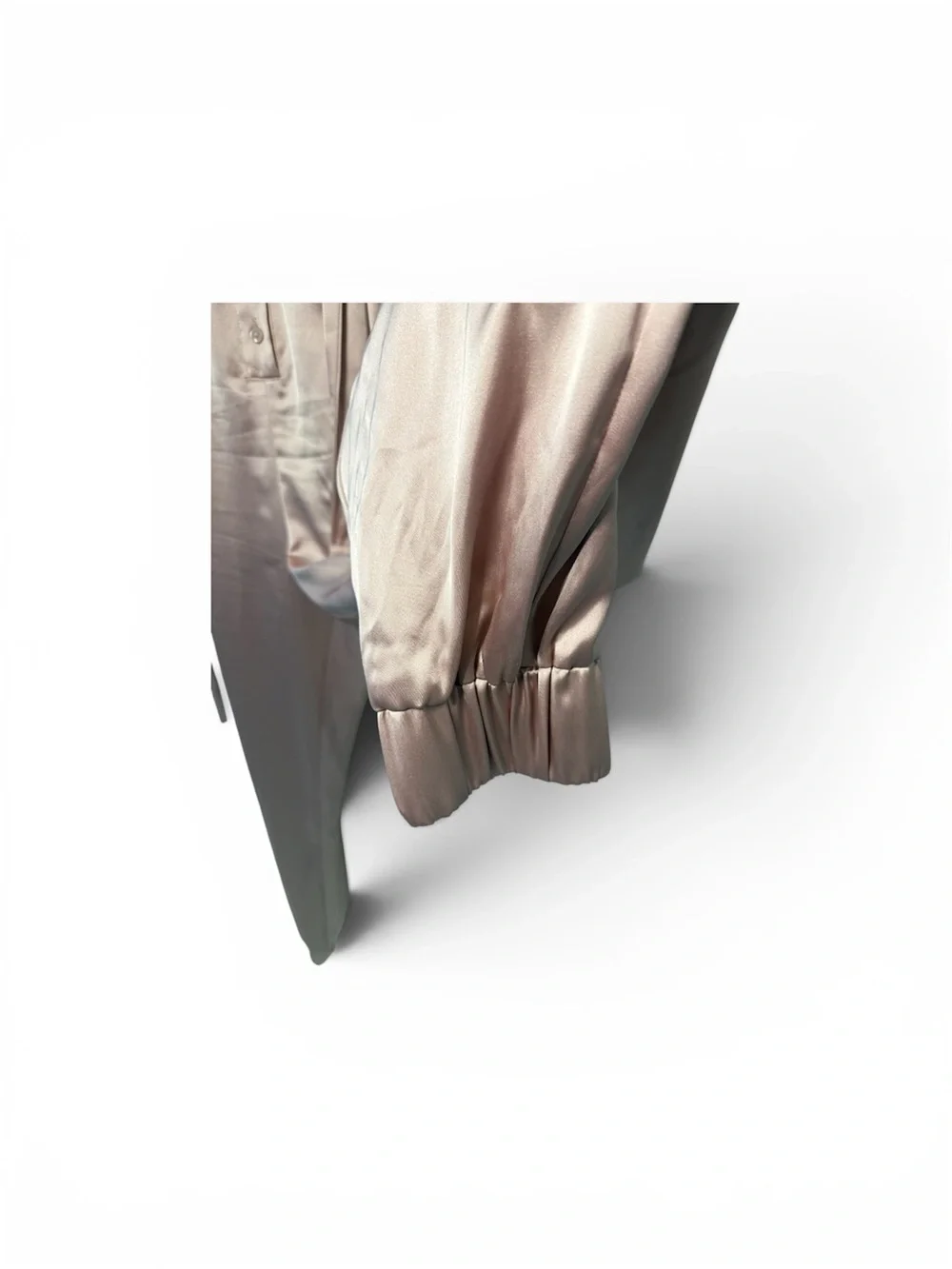 INC International Concepts Satin Sleeveless Utility Jumpsuit in Blush Pink